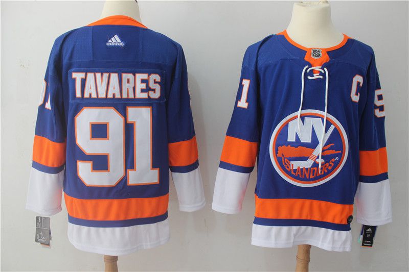 Men New York Islanders #91 John Tavares blue Adidas Hockey Stitched NHL Jerseys->philadelphia flyers->NHL Jersey